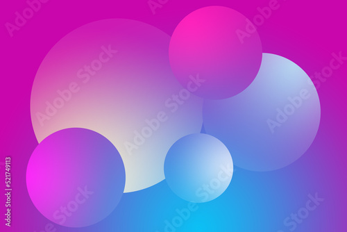 abstract circle background with blue gradient colorful. © John