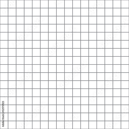 Gray square grid line seamless vector illustration