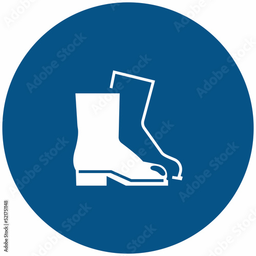 Mandatory sign Wear safety footwear