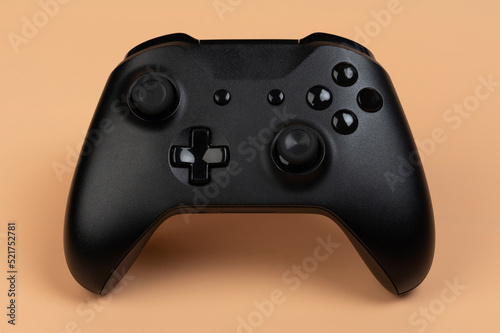 Black game controller