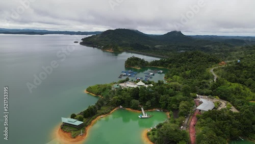 The Batang Ai Dam of Sarawak, Borneo, Malaysia photo