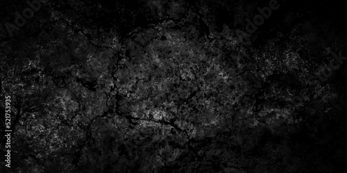 Black stone crackts vantage concrete grunge texture and backdrop background anthracite panorama. Panorama dark grey black slate background or texture. Panorama dark gray black slate pattern texture. 
