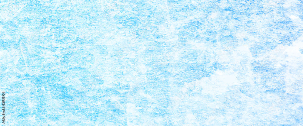 White and blue color frozen ice surface design abstract background. blue and white watercolor paint splash or blotch background with fringe bleed wash and bloom design.