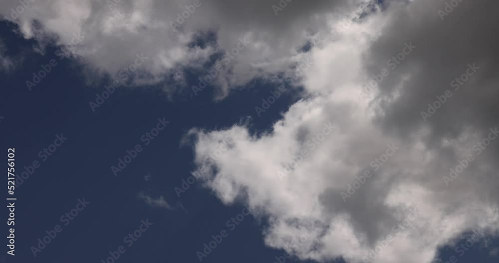 Blue sky with clouds in windy weather, beautiful blue sky in cloudy weather Blue sky with clouds in windy weather, beautiful blue sky in cloudy weather