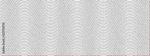 Abstract wavy gray stream element for design on a white background isolated. Wave with lines created using blend tool.