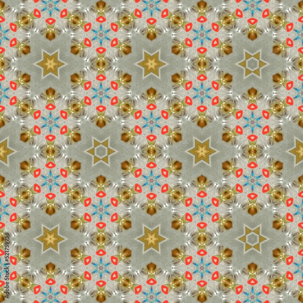 Abstract pattern design for the background. 3d illustration art for website, user interface theme, cover photo, interior decoration idea, embroidery and batik concept, texture for carpet and floor mat