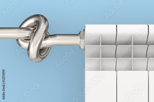 heating radiator on wall. 3...