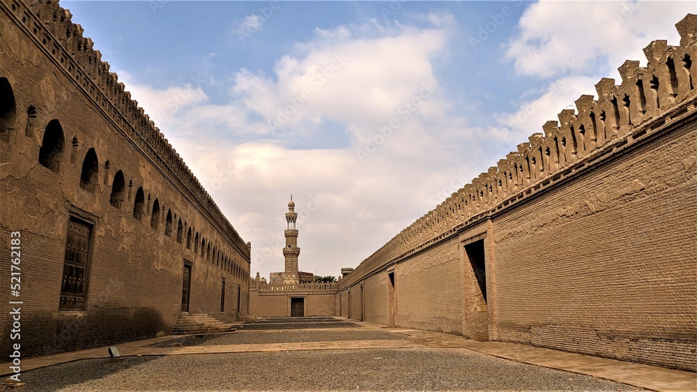 Ahmed Ibn Tulun Mosque in Cairo, Egypt