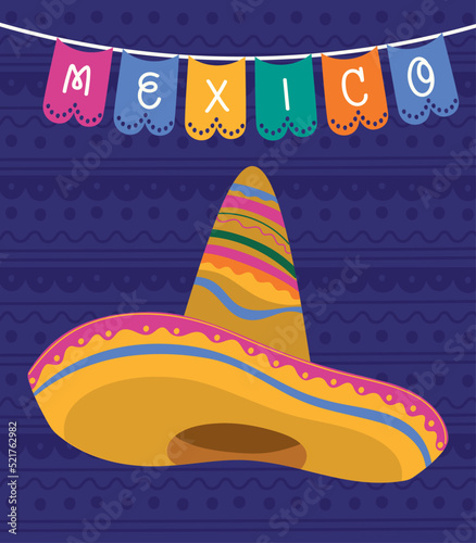 mexican sombrero poster