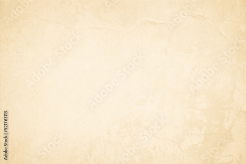 Old concrete wall texture background. Close up retro plain beige color cement material surface