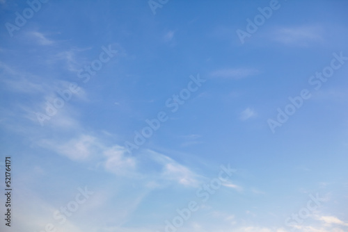 Blue sky and clouds background