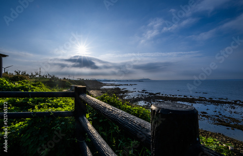 fence on the beach
