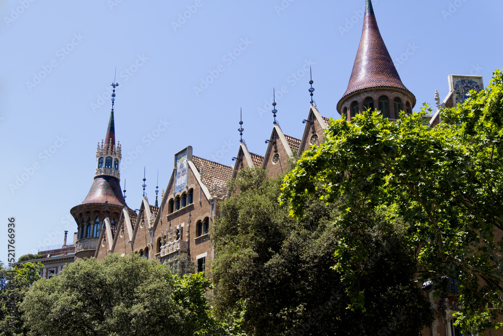 Fototapeta premium Barcelona - Casa Terradas