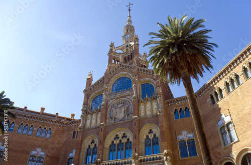 Obraz na płótnie Barcelona - Recinto Modernista de Sant Pau w salonie