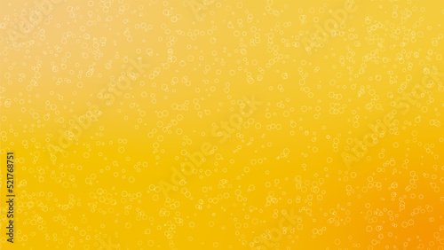 丸線がランダムに散らばる背景素材，イエロー
