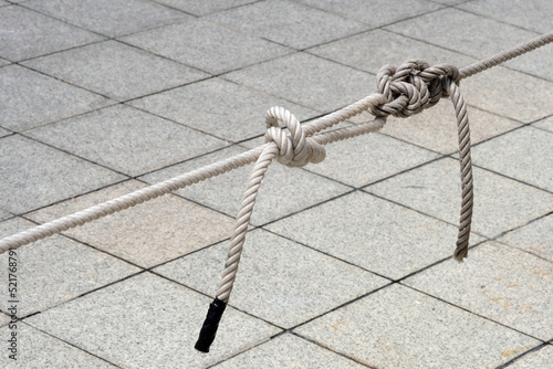 rope and packthread in the open area