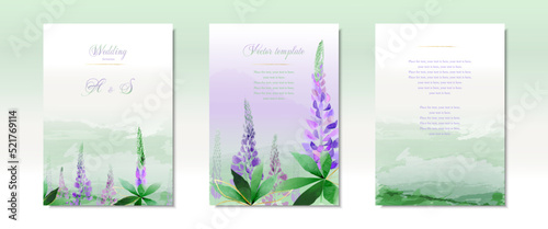 Floral cover design. Mockup for beauty product, botanical poster, wedding invitation.