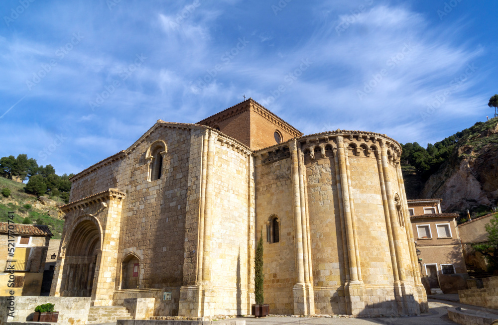 Iglesia románica de San Miguel (siglos XII-XIII). Daroca, Zaragoza, España.