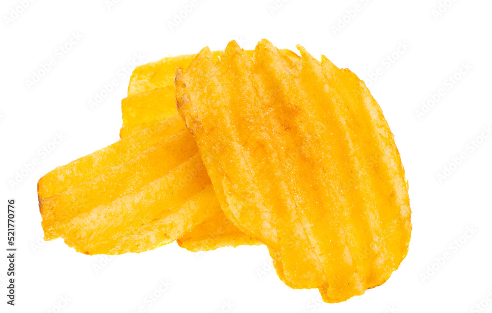 potato chips isolated potato chips isolated