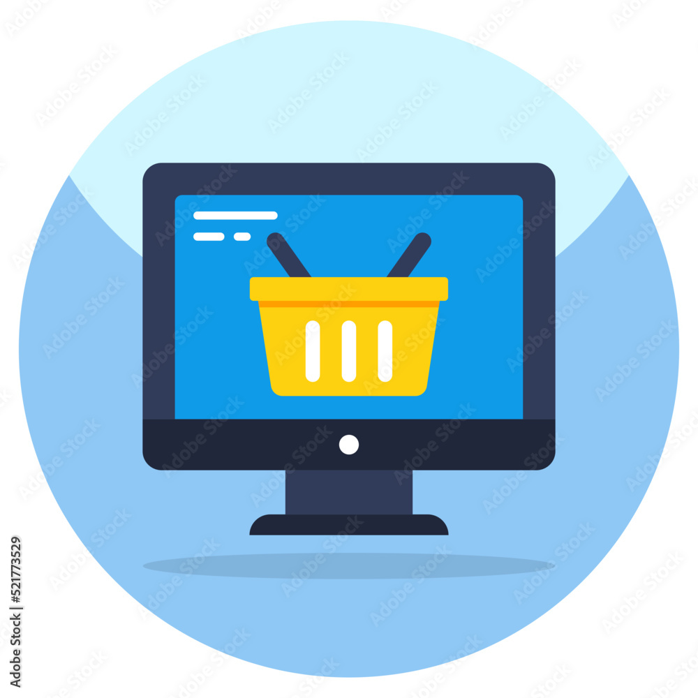 Modern design icon of buy online Modern design icon of buy online