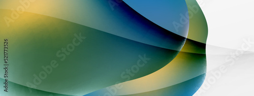 Abstract background. Fluid gradient color wave template for wallpaper, banner, background or landing
