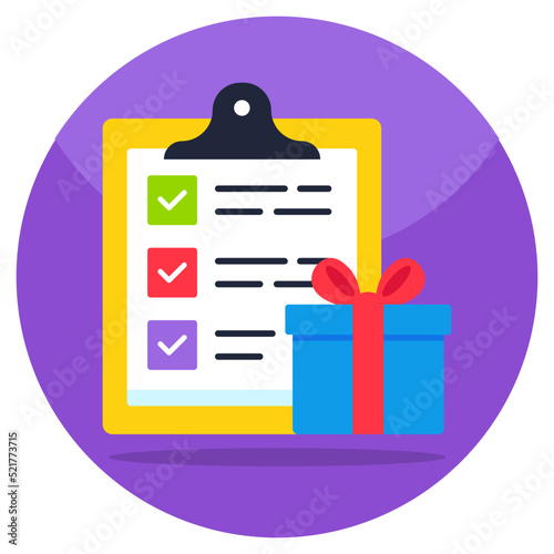 Perfect design icon of list