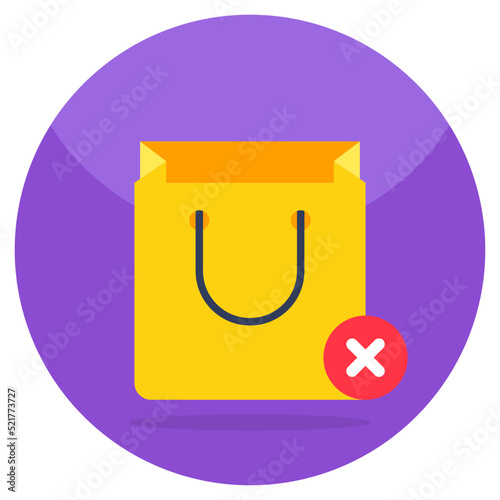 A unique design icon of order cancel