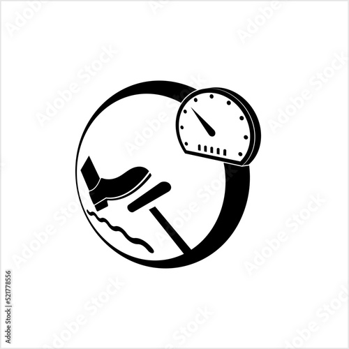 Gas Pedal Icon, Accelerator, Auto, Brake, Car, Clutch, Pedal Icon