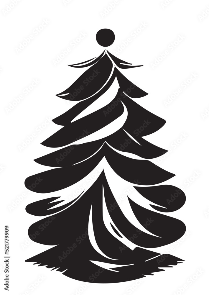 Christmas Tree Illustration Christmas Tree Illustration