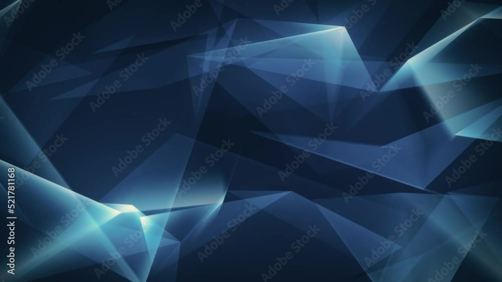 Blue Abstract Lines Refraction Background Loop
