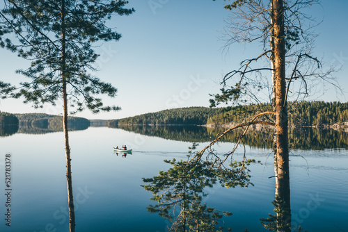 Fototapeta Naklejka Na Ścianę i Meble -  Kayaking in summer