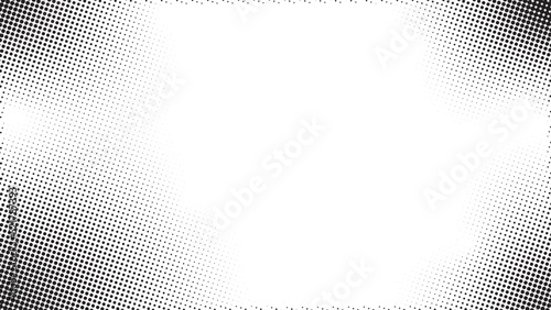 Abstract grunge halftone shapes background design vector