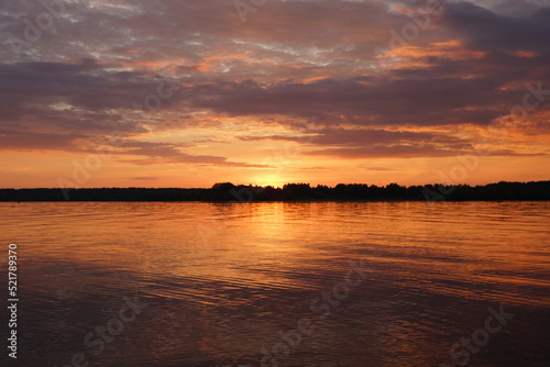 sunset on the river © Алексей Курносов