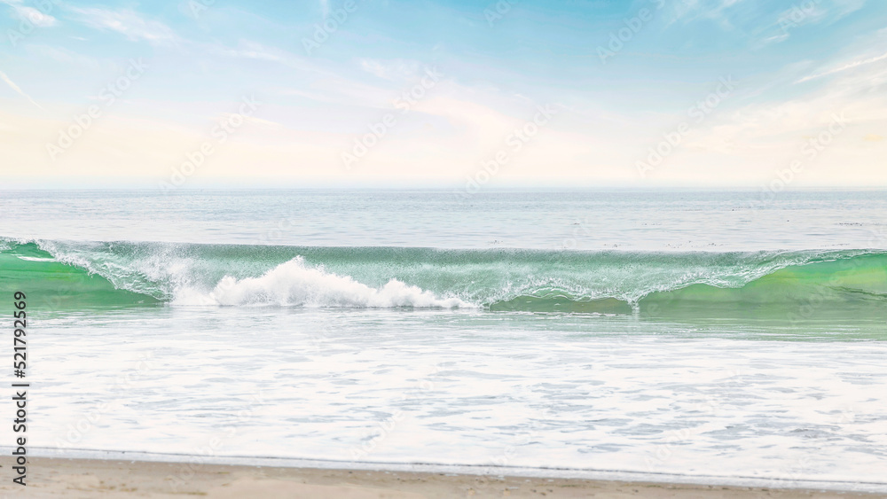 Fototapeta premium Pacific waves Malibu summer
