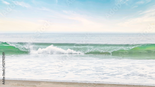 Fototapeta Naklejka Na Ścianę i Meble -  Pacific waves Malibu summer