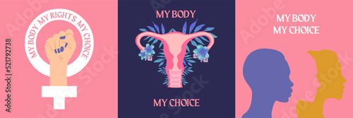 Obraz na plátně My body my choice
