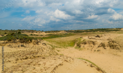 Dune Path through Landscape Noordwijk Netherlands photo