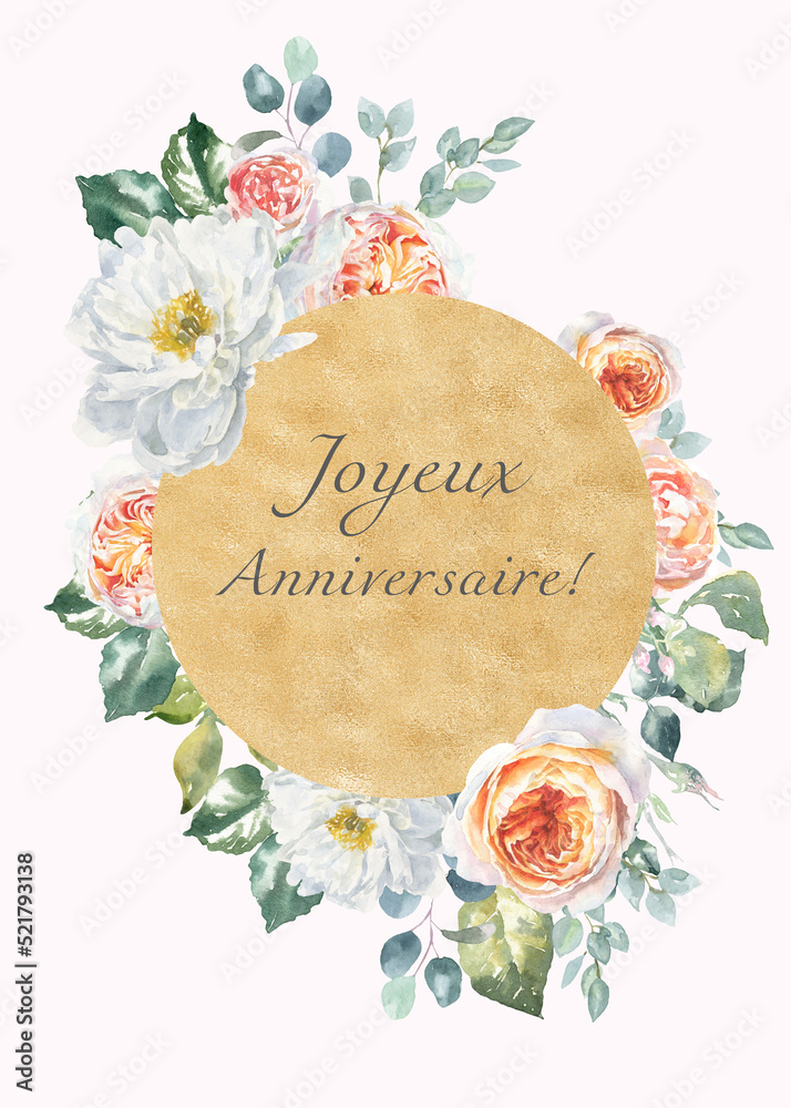 Joyeux Anniversaire Pivoine