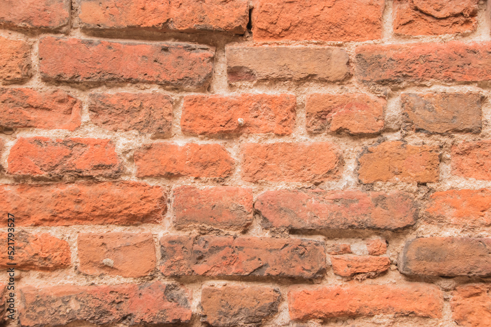 Fototapeta premium Brick wall background. Taken in Italy.