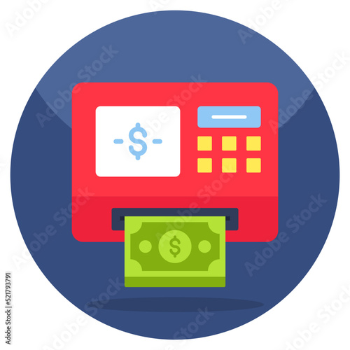 Perfect design icon of money withdrawal