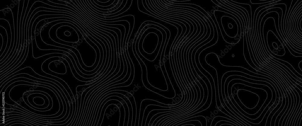 Topographic map background concept. Topo contour map. Rendering abstract illustration. Vector abstract illustration. Geography concept. paper texture design .Imitation of a geographical map .