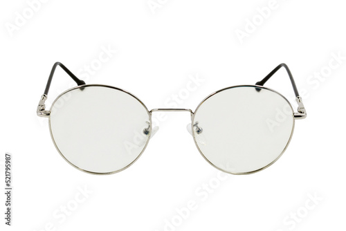 Glasses isolated on white background, Clipping path Included.