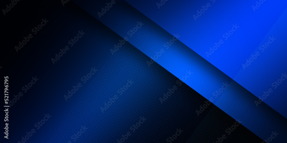 Banner web line design abstract background blue color