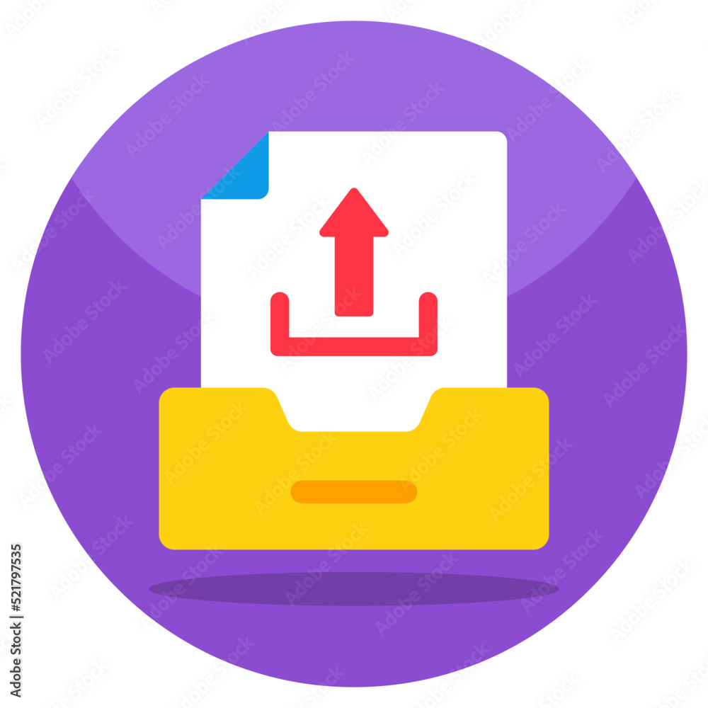Trendy vector design of drawer Trendy vector design of drawer
