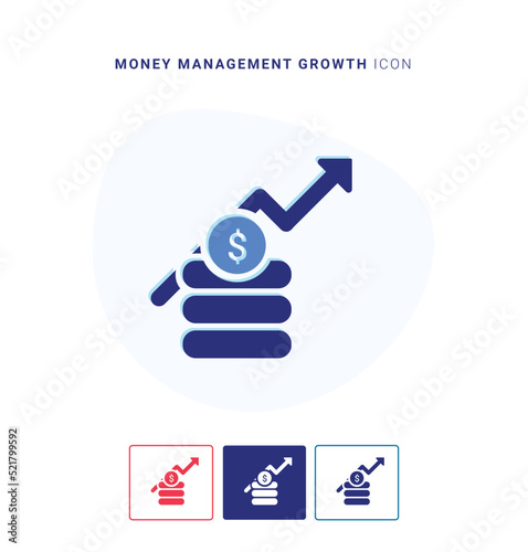 money management growth Icon