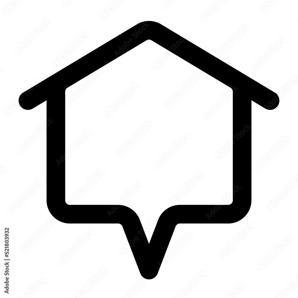 home icon outline style