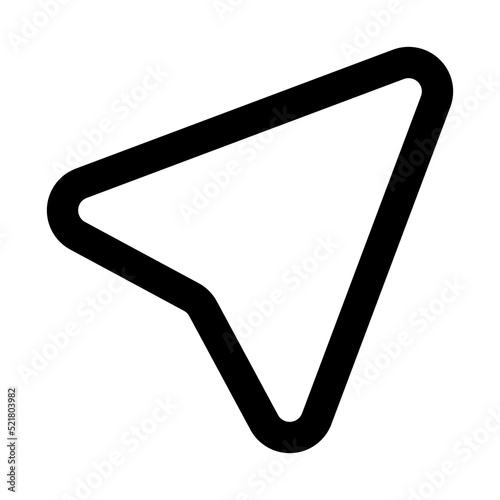 navigation icon outline style