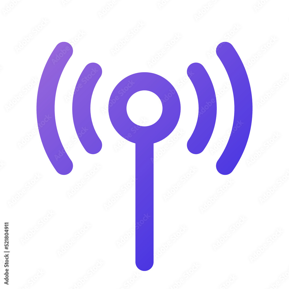 transmiter icon outline gradient style transmiter icon outline gradient style