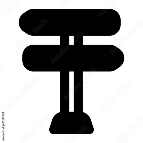 direction icon solid style