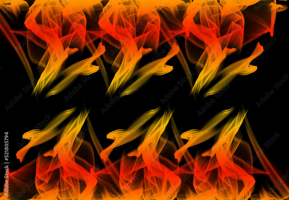 Abstract red and yellow fire background Stock Illustration | Adobe Stock